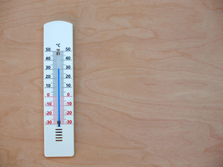 Thermometer im Hochsommer