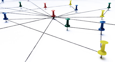 Netzwerk, Network, Verbindung, Kommunikation