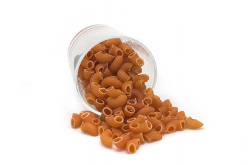 Italian pasta pappardelle - red