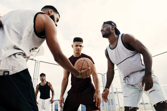 Kick start basketball game