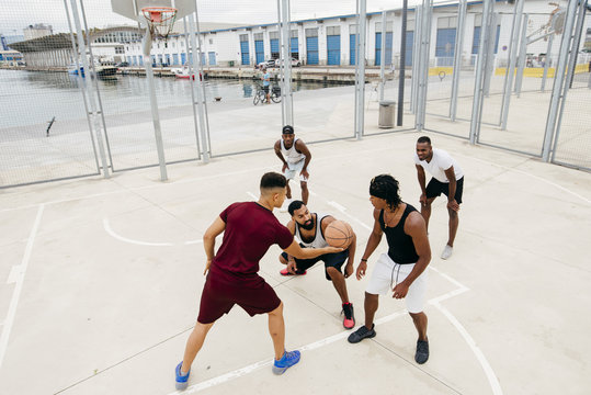 Kick start basketball game