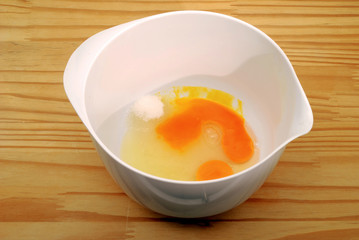 Tile Recipe with rice, cream and lemon