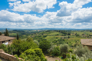 Fototapeta na wymiar Tuscany, in Italy