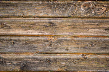 Brown wooden texture, board horizontally