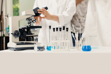 Fototapeta premium Assistant in the laboratory