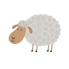 Cute sheep cartoon