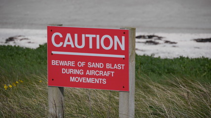 Flughafen / Strand Isle of Barra / Hebriden