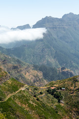 View the pass Boca da Encumeada in Madeira. Portugal