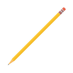 Isolated pencil illustration