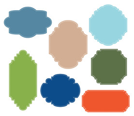 Набор винтажных  этикеток  для бизнеса.