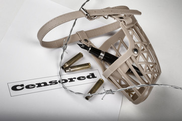 Press freedom concept