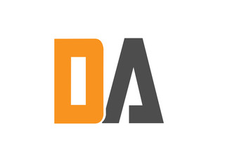DA Initial Logo for your startup venture