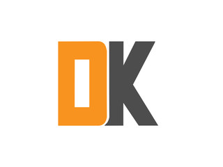 DK Initial Logo for your startup venture