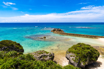 Coast, landscape. Okinawa, Japan, Asia.