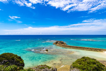 Fototapeta na wymiar Coast, landscape. Okinawa, Japan, Asia.