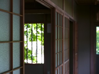 日本家屋の廊下