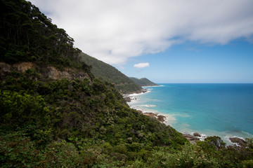 Great Ocean Road view of the coast