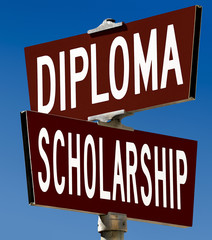 Diploma and Scholarship Signpost: Education Goals