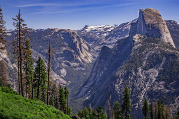 Half Dome from the panorama trail, Yosemite National Park, California, USA
