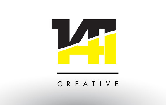 141 Black and Yellow Number Logo Design.