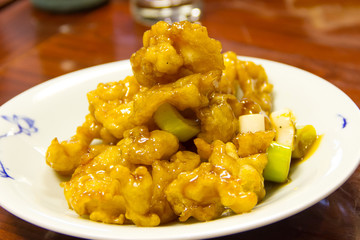 Stir fried fish,Chinese food