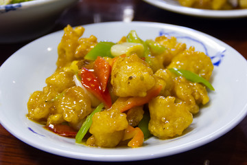 Stir fried fish,Chinese food