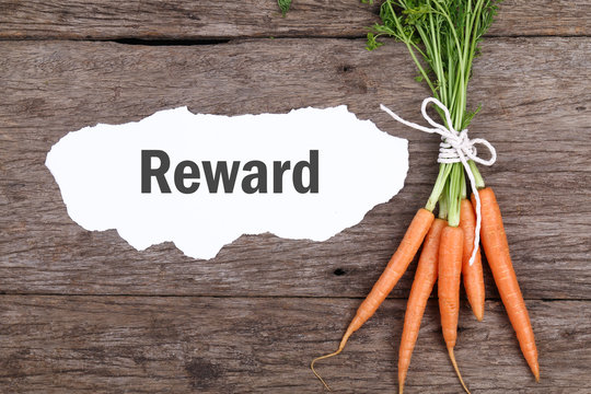 Concept of reward using carrots
