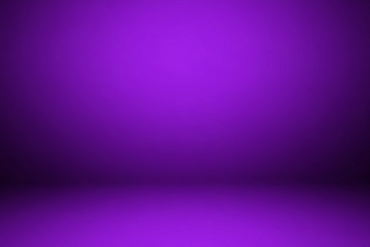 Empty purple studio room, used as background for display your products