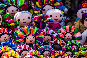 Obraz na płótnie Canvas Mexican traditional dolls photograph