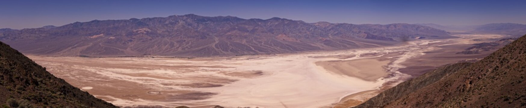 Panoramic View of Death Valley National Park, California, USA 