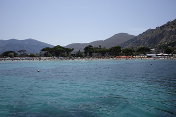 The beach of mondello