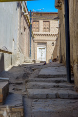 Fototapeta na wymiar Local street in Bukhara