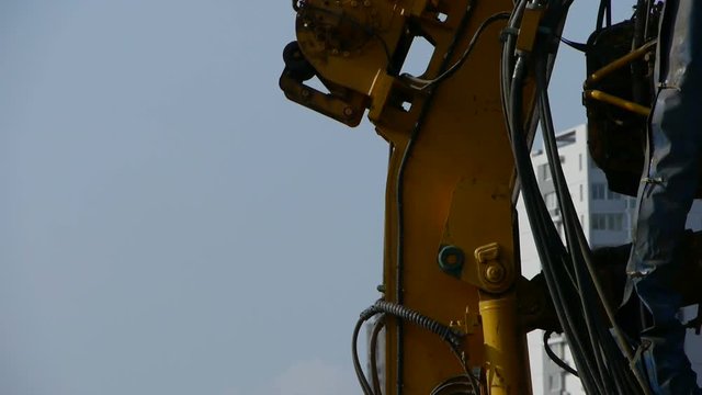 drilling machinery,Construction of city buildings.
