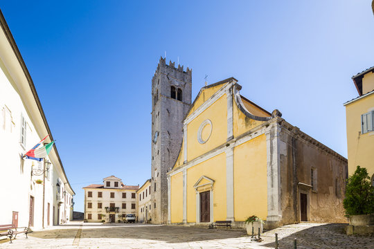 Church of St. Stephen (Sveti Stjepan) in Motovun. Croatia.