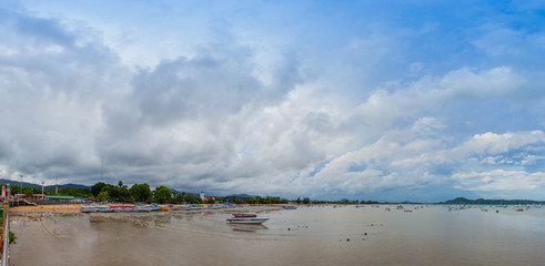Naklejka premium Chalong bay is the most important marina of Phuket