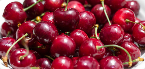 Cherries background