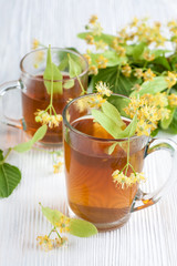 Tea with lime flower
