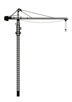 Construction Crane Stroke Picture