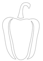 Chili Vegetable Paprika Stroke Picture