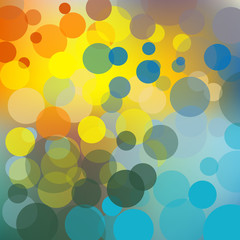 Vector, abstract background with circles