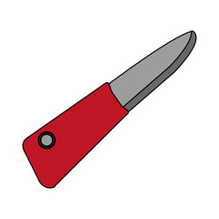 jackknife icon over white background vector illustration