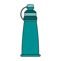 water bottle over white background vector illustration