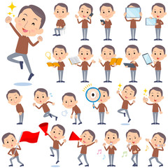 Brown high neck Middle aged man 2