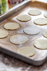 Raw dough for cookies