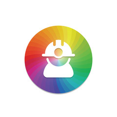 Obraz na płótnie Canvas Color Circle - App Push-Button