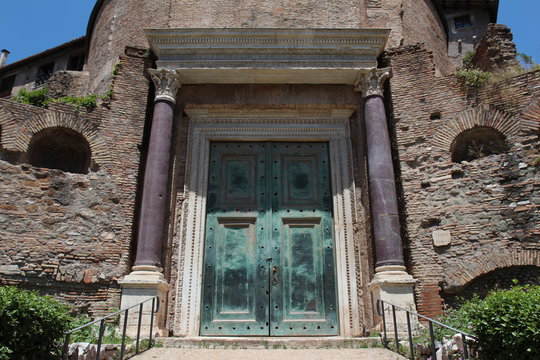 Temple of Romolus - Rome - Italy