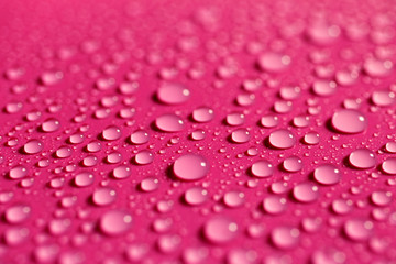 Close-up of water drops on smooth surface