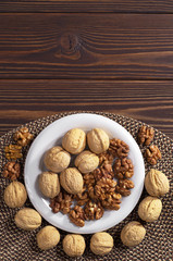 Walnuts and kernels