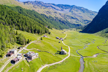 Stelvio National Park (IT) - Val di Rezzalo 1865 mt. - Vista aerea