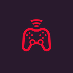gamepad, wireless game controller icon